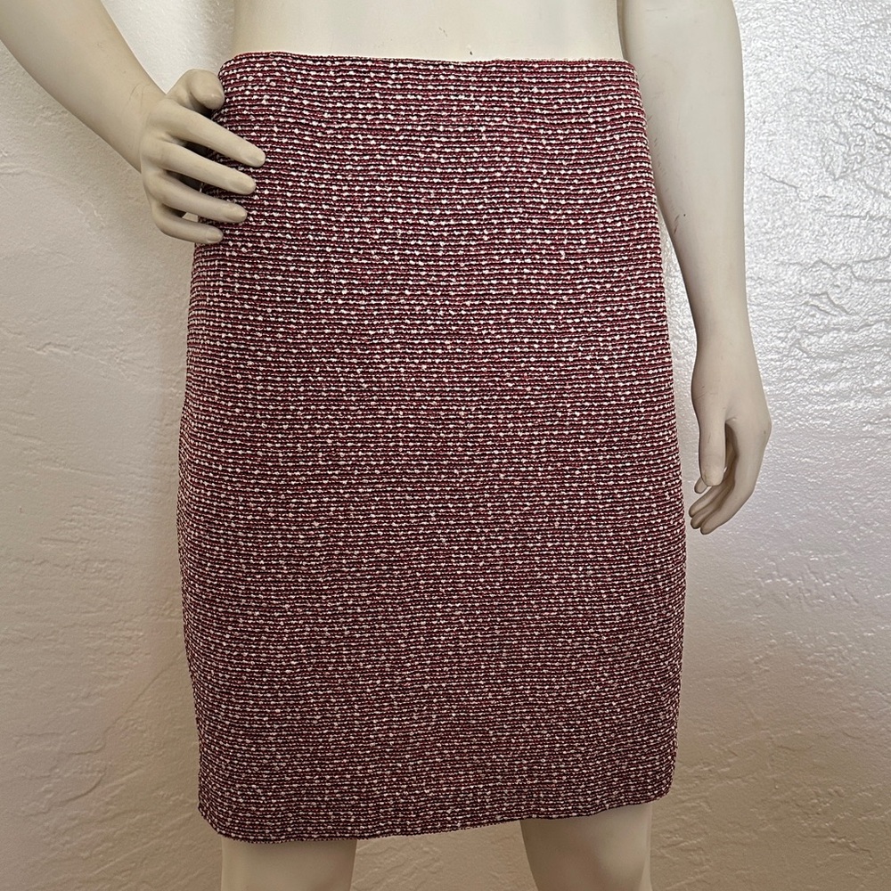 St. John Collection Marled knitted Pencil Skirt